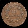 Image 3 : 1872-K France 10 Centimes 10c KM-815.2 Grades vf++