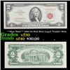 Image 1 : **Star Note** 1963 $2 Red Seal Legal Tender Note Grades vf++