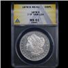 Image 2 : ANACS 1878-p 7tf Morgan Dollar VAM-134 $1 Graded ms61 DMPL By ANACS
