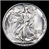 Image 2 : 1943-p Walking Liberty Half Dollar 50c Grades Choice Unc.