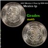 1957 Mexico 1 Peso 1p KM-459 Grades GEM Unc