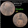 1884 Britain 1 Penny 1p KM-755 Grades g+