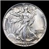 Image 2 : 1941-p Walking Liberty Half Dollar 50c Grades Select Unc