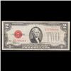 Image 2 : 1928F $2 Red Seal Legal Tender Note Grades vf+