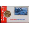 Image 2 : 1973 Bicentennial First Day Cover Commemorative Medal & Stamps.