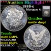 Image 1 : ***Auction Highlight*** 1888-o Morgan Dollar $1 Graded ms65+ dmpl By SEGS (fc)