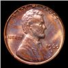 Image 2 : 1960-d Small Date Lincoln Cent 1c Grades GEM++ Unc RD