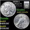 1928-s Peace Dollar $1 Graded ms62 details By SEGS