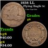 Image 1 : 1858 LL Flying Eagle Cent 1c Grades g+