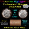 ***Auction Highlight*** 1889 & CC Uncirculated Morgan Dollar Shotgun Roll (fc)