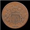 Image 2 : 1864 large motto Two Cent Piece 2c Grades vf, very fine