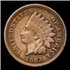 Image 2 : 1863 Indian Cent 1c Grades f+