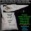 ***Auction Highlight*** Ultra Rare Sealed Original U.S Mint Sewn Bag "Cents $50" of 1989-p Lincoln C