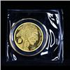 Image 2 : 2019 Cook Islands Buffalo $5 200mg .9999 Fine Gold Coin in Capsule. Tribute to the U.S.