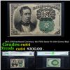 Image 1 : 1875 US Fractional Currency 10c Fifth Issue Fr-1264 Green Seal Graded cu64 By PMG