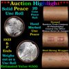 Image 1 : ***Auction Highlight*** Solid Uncirculated Peace silver dollar roll 1923 & P Ends, 20 coins (fc)