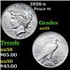 Image 1 : 1926-p Peace Dollar $1 Grades Choice AU