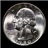 Image 2 : 1950-p Washington Quarter 25c Grades GEM+ Unc