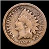 Image 2 : 1862 Indian Cent 1c Grades vg, very good