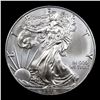 Image 2 : 2018-p Silver Eagle Dollar $1 Graded ms70 By SEGS