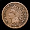 Image 2 : 1863 Indian Cent 1c Grades vf+
