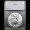 Image 4 : 2020-p Silver Eagle Dollar $1 Graded ms70 By SEGS