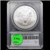 Image 5 : 2020-p Silver Eagle Dollar $1 Graded ms70 By SEGS