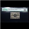 Image 2 : 1863 US Fractional Currency 5 Cent Third Issue Colby & Spinner Fr-1236 Grades Choice CU
