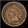 Image 2 : 1860 Indian Cent 1c Grades vf+