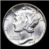 Image 2 : 1945-d Mercury Dime 10c Grades Choice+ Unc.