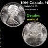 Image 1 : 1966 Canada $1 Canada Dollar $1 Grades Choice Unc PL