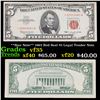 Image 1 : **Star Note** 1963 Red Seal $5 Legal Tender Note Grades vf++