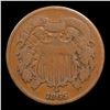 Image 2 : 1865 Fancy 5 Two Cent Piece 2c Grades f+