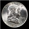 Image 2 : 1960-p Franklin Half Dollar 50c Grades Choice Unc
