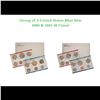 Image 1 : Group of 2 United States Mint Set in Original Government Packaging! From 1980-1981 with 26 Coins Ins