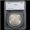 Image 4 : 1881-s Morgan Dollar $1 Graded ms64+ By SEGS