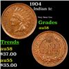 Image 1 : 1904 Indian Cent 1c Grades Choice AU/BU Slider