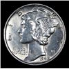 Image 2 : ***Auction Highlight*** 1942/1-p Mercury Dime 10c Graded ms65 By SEGS (fc)