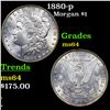 Image 1 : 1880-p Morgan Dollar $1 Grades Choice Unc