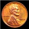 Image 2 : 1954-p Lincoln Cent 1c Grades Choice Unc RB