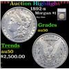 ***Auction Highlight*** 1892-s Morgan Dollar $1 Graded au50 By SEGS (fc)