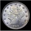 Image 2 : 1899 Liberty Nickel 5c Grades Choice+ Unc