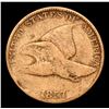 Image 2 : 1857 Flying Eagle Cent 1c Grades f, fine