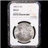 Image 2 : NGC 1885-o Morgan Dollar $1 Graded ms64 By NGC