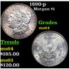 Image 1 : 1890-p Morgan Dollar $1 Grades Choice Unc