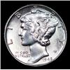 Image 2 : 1945-p Mercury Dime 10c Grades GEM+ Unc