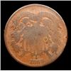 Image 2 : 1869 Two Cent Piece 2c Grades vf, very fine