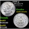 Image 1 : 1891-p Morgan Dollar $1 Grades Unc Details