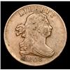 Image 2 : ***Auction Highlight*** 1808 C-3 Draped Bust Half Cent 1/2c Graded au53 By SEGS (fc)