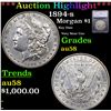***Auction Highlight*** 1894-s Morgan Dollar $1 Graded au58 By SEGS (fc)